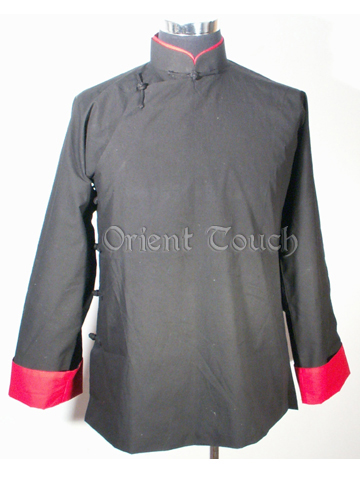 Bargain Item - Mandarin Overlap Cotton Kung-Fu Shirt