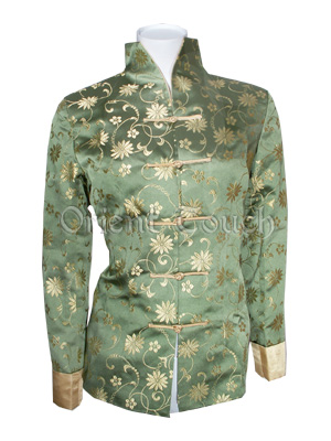 Golden Daisy Silk Brocade Jacket